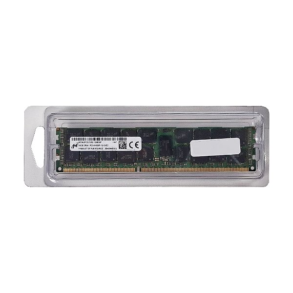 Memória RAM Micron 16GB DDR3 1866MHz ECC Registered PC3-14900R 2Rx4 - Seminovo