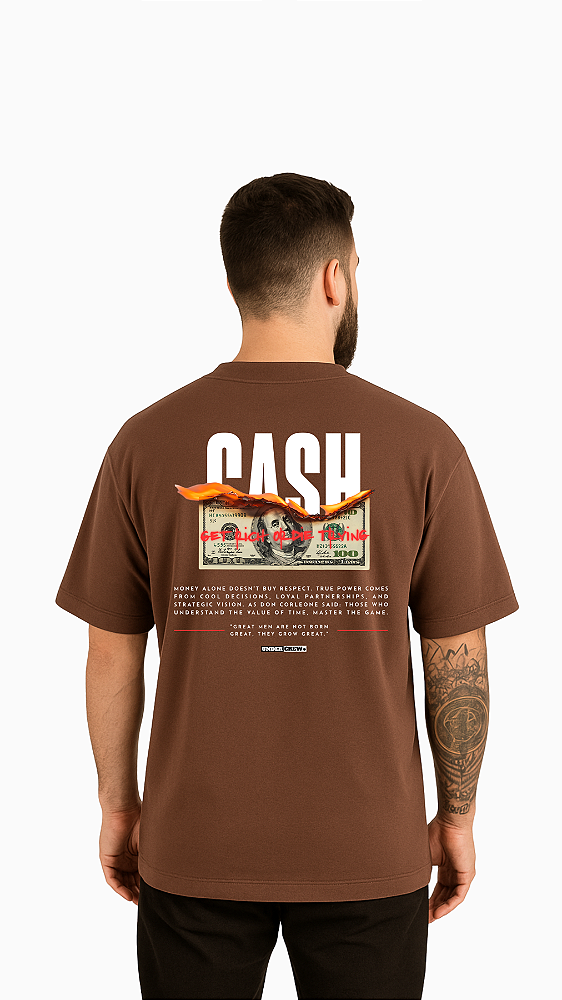 CAMISA OVERSIZED - CASH FIRE - UNDER CREW