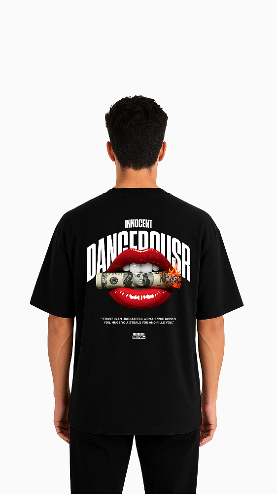 CAMISA OVERSIZED - CASH DANGEROUSR  - UNDER CREW
