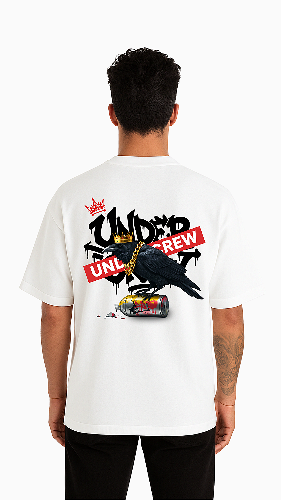 CAMISA OVERSIZED - CORVO - UNDER CREW