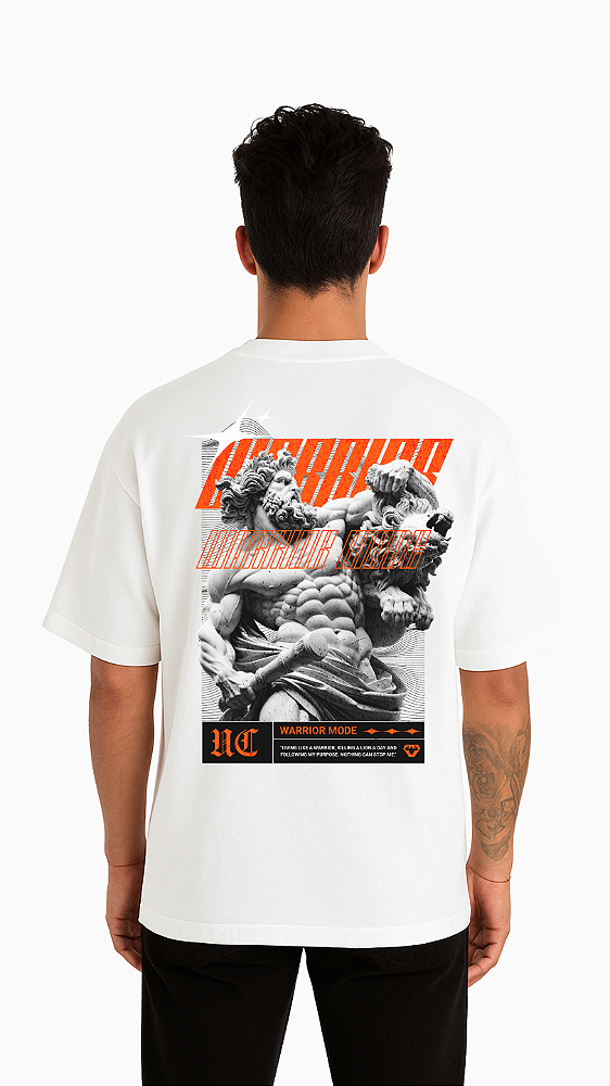 CAMISA OVERSIZED - HERCULES WARRIOR - UNDER CREW
