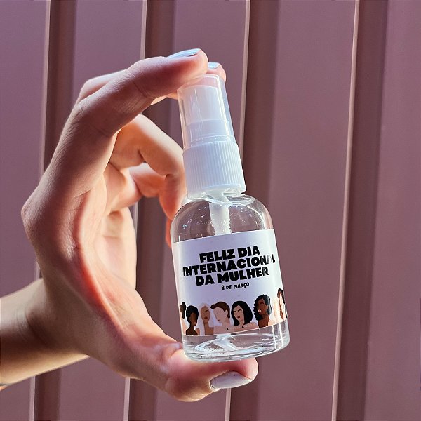 Kit 10 Mini Sprays de Ambientes Lembrancinhas Dia das Mulheres 30ml (Empoderamento Feminino)