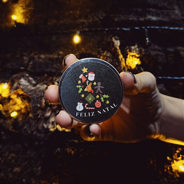 Kit 10 Mini Velas Aromáticas Lembrancinha de Natal 20g (Árvore Feliz)