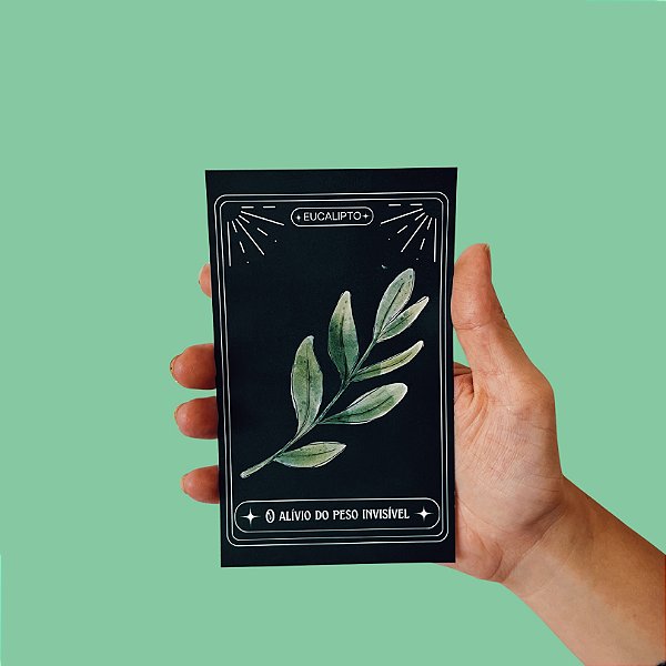 Carta Tarot das Ervas (Eucalipto)