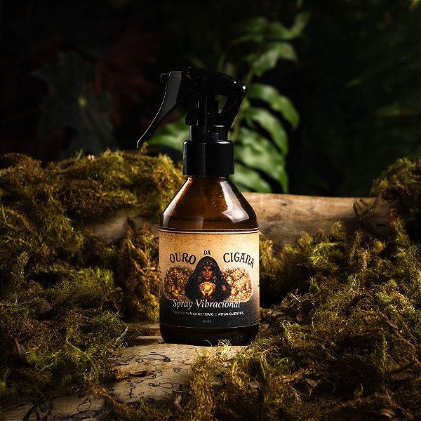 Spray Vibracional Óleos Essenciais Ouro da Cigana 120ml (Magnetismo e Chama Clientes)