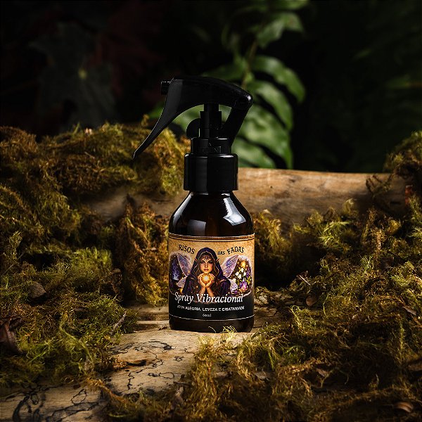Spray Vibracional Óleos Essenciais Risos das Fadas 60ml (Alegria e Leveza)
