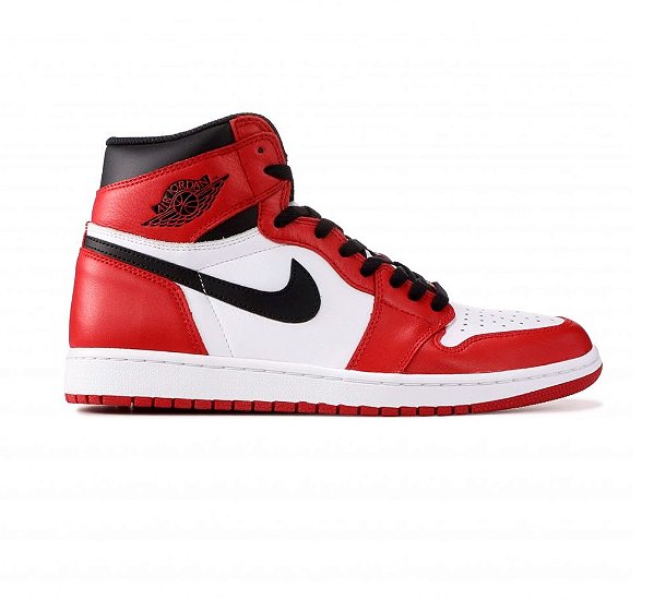 Bota Air Jordan 1 High Chicago Vermelha/Branca ⭐⭐⭐⭐⭐