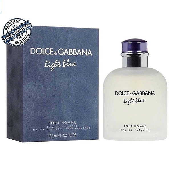 Dolce Gabbana Light Blue Masculino 125ml  Original
