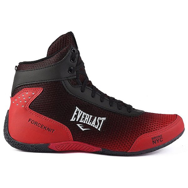 Tenis Everlast Forceknit Preto Vermelho