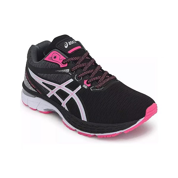 Tênis Asics Revelation  Preto Rosa  Feminino