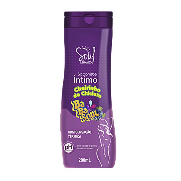 Sabonete Intimo Babalu Uva Soul 200ml Original