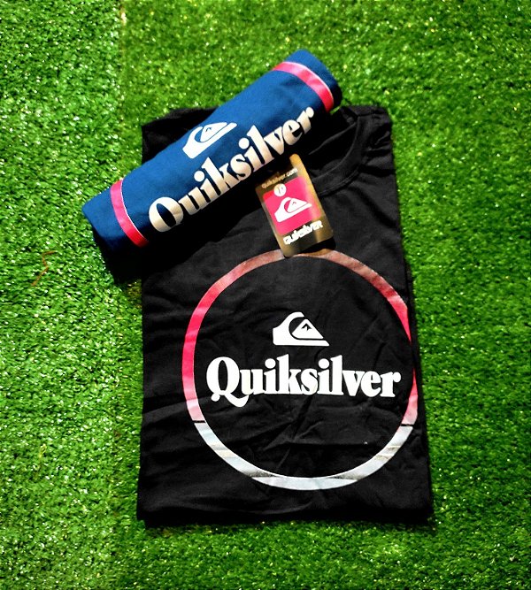 Camiseta Masculina Da Marca QUIKSILVER Preta