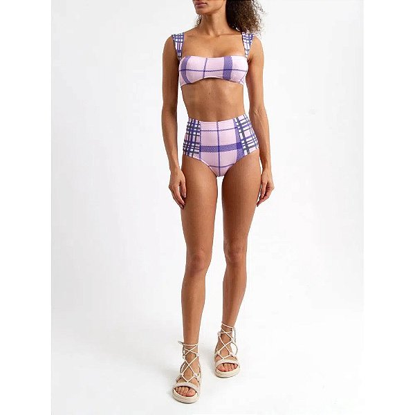 BIQUÍNI NICOLE TARTAN LILAS