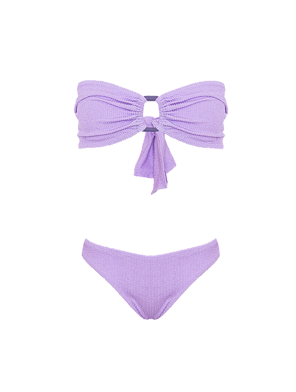 BIQUINI IRINA PLISSE LILAS