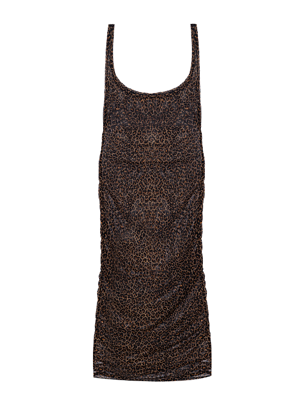 VESTIDO TULE ANIMAL PRINT