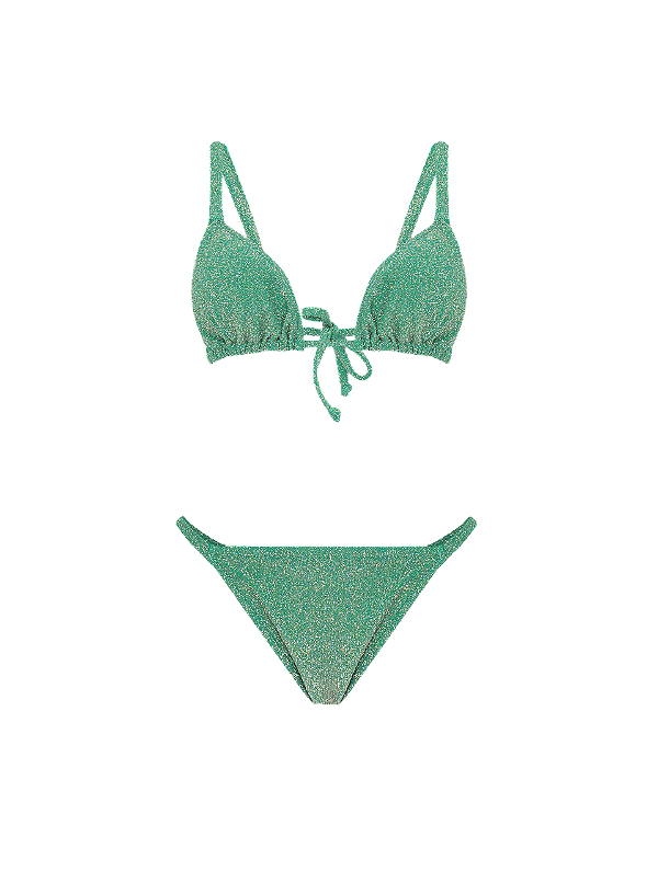 BIQUÍNI IBIZA LUREX VERDE