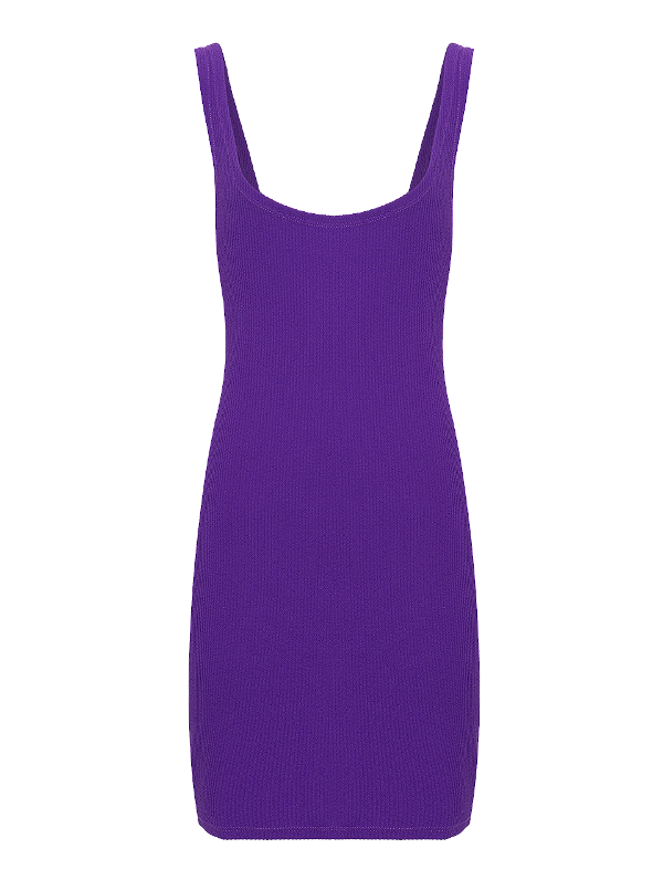 VESTIDO PLISSE ROXO