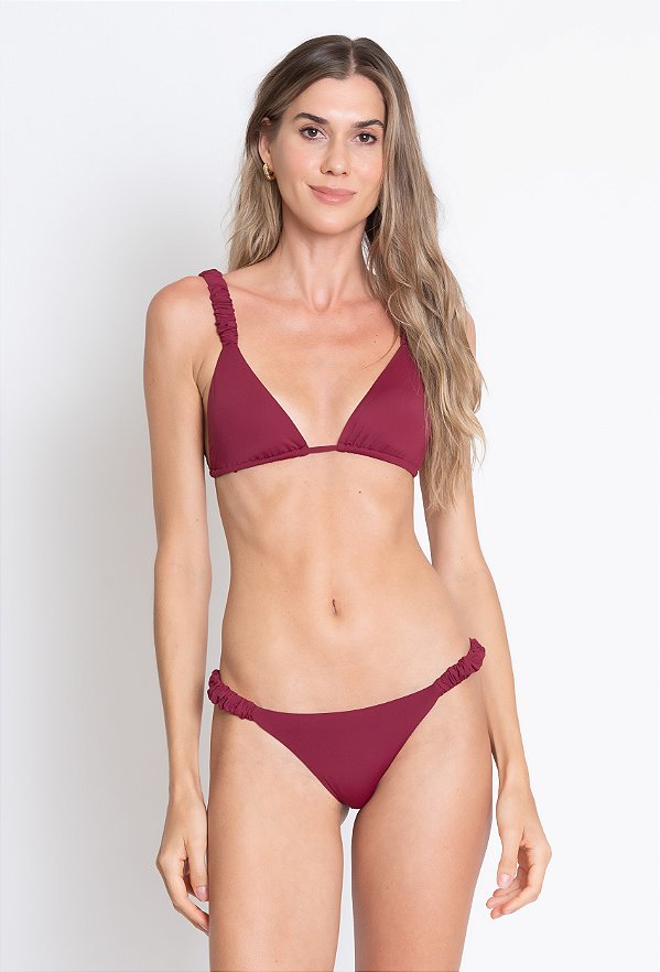 BIQUÍNI FRUFRU BURGUNDY