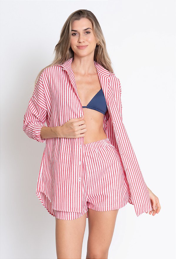 Conjunto Capri vermelho