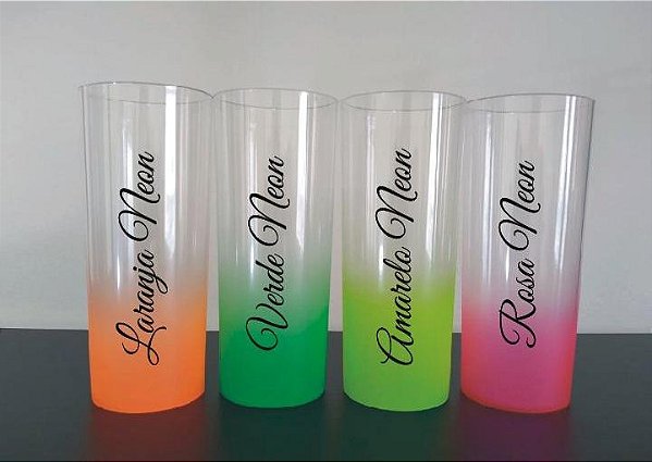 Copo long drink degradê personalizado