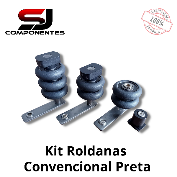 05 - KIT ROLDANAS COM REGULAGEM CONVENCIONAL PARA SACADAS