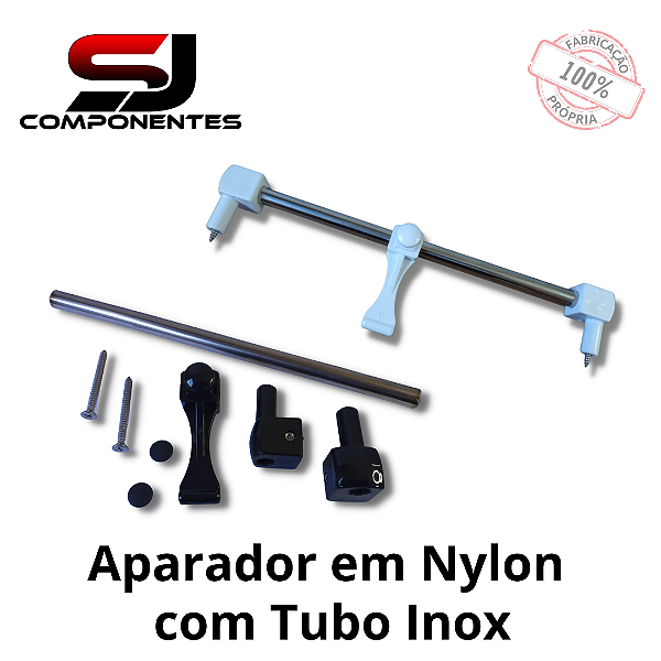 APARADOR EM NYLON COM HASTE INOX 300MM