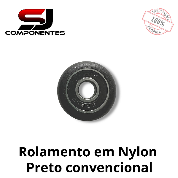 ROLAMENTO ROLDANAS CONVÊNCIONAL PRETO