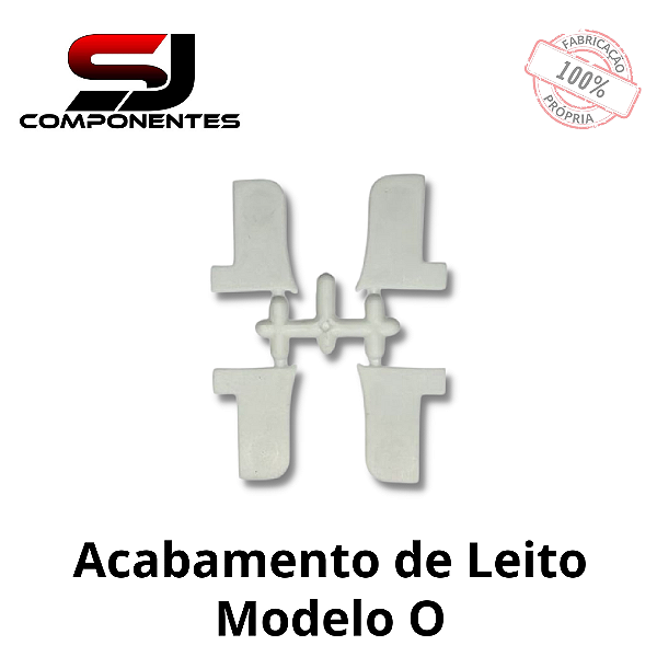 ACABAMENTO TAMPINHA OLGA PRETO / BRANCO