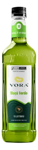 Xarope Premium Vora Maçã Verde P/ Drinks E Soda Italiana 1l