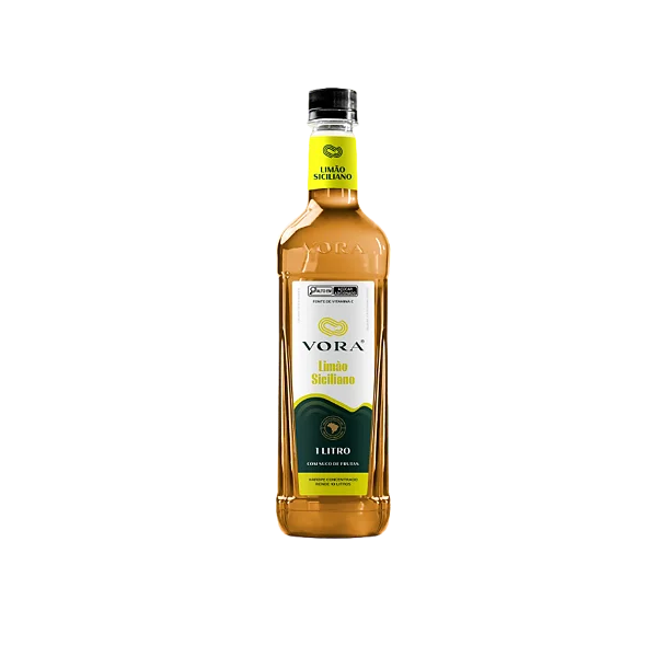 Xarope Premium Vora Limão Siciliano P/ Drinks E Soda Italiana 1l