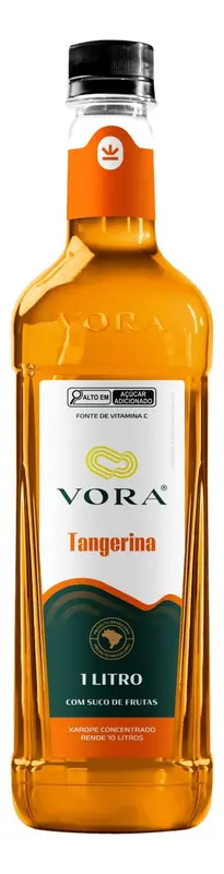 Xarope Premium Vora Tangerina P/ Drinks E Soda Italiana 1l
