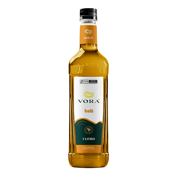 Xarope Premium Vora Avelã P/ Drinks E Soda Italiana 1l