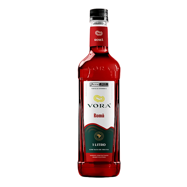 Xarope Premium Vora Romã P/ Drinks E Soda Italiana 1l