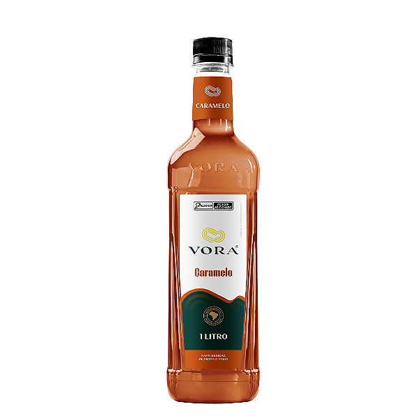 Xarope Premium Vora Caramelo P/ Drinks E Soda Italiana 1l