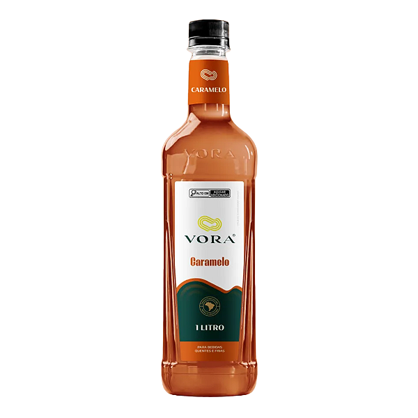 Xarope Premium Vora Caramelo P/ Drinks E Soda Italiana 1l