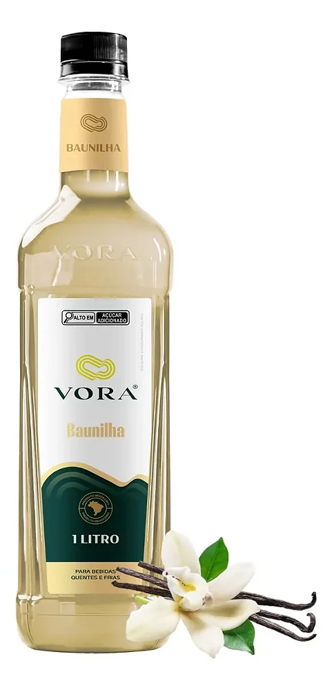 Xarope Premium Vora Baunilha P/ Drinks E Soda Italiana 1l