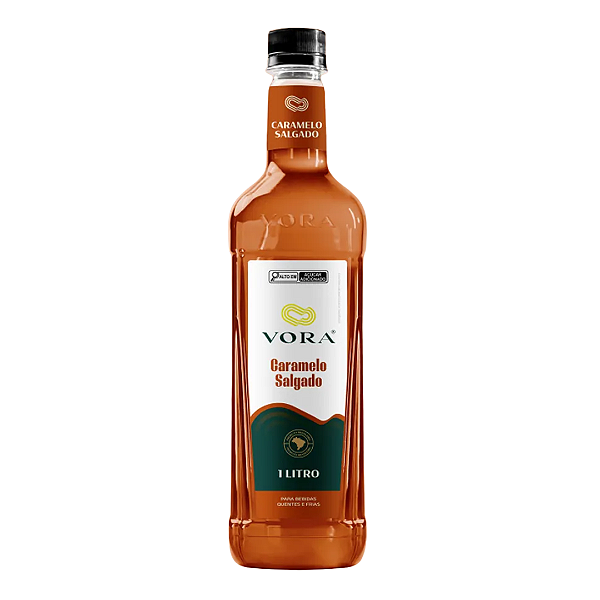 Xarope Premium Vora Caramelo Salgado P/ Drinks E Soda Italiana 1l