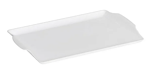 VEM 850 BANDEJA SQUARE COFFEE 34X23CM POLI BRANCO