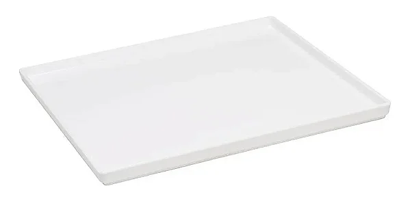 VEM 1048 PRATO SQUARE 27X27CM PP BRANCO
