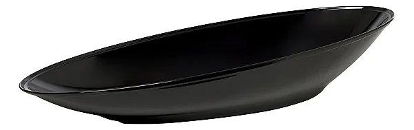 VEM 1086 SALADEIRA OVAL 60CM PP PRETA