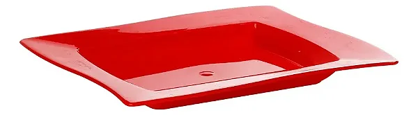 VEM 352 SALADEIRA MOOVE M RASA 1L PP VERMELHA