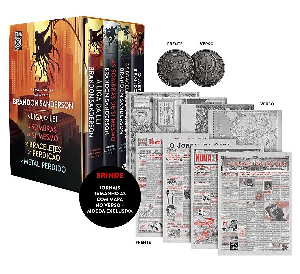 Box Mistborn: Wax & Wayne com Brinde - Edição Limitada