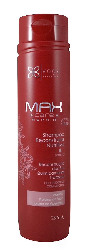 Shampoo Reconstrutor Nutritivo 280ml | Max Care Repair