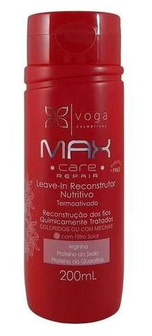 Leave-in Reconstrutor Nutritivo 180ml | Max Care Repair