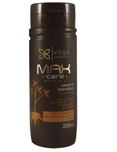 Leave-in Mandioca Termoativado 180ml | Max Care Brasil