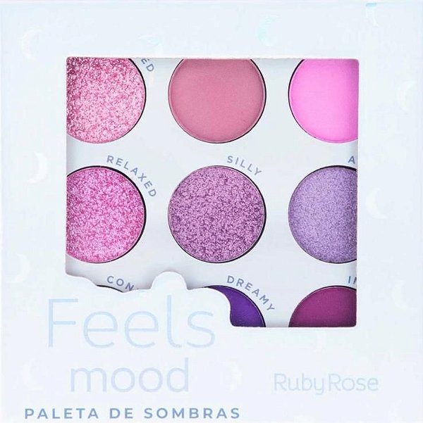 Paleta de sombras Feels Good 9 cores | Ruby Rose