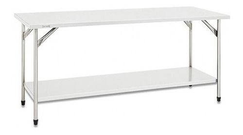 Mesa Bancada Fritomaq Cozinhas Inox Com Paneleiro 1,90x0,70m