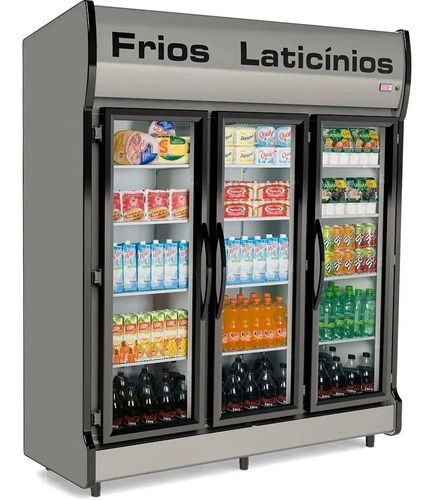 Auto Serviço Expositor Refrigerado 220v Conservex 3 Portas