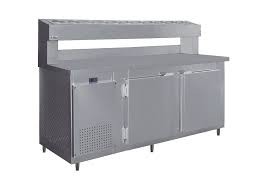 Balcão de Serviço Condimentador RF-041 Capacidade de 500Litros Sem Cubas Frilux