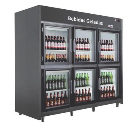 Minicâmara Bebidas Porta Vidro Aquecida RF059PV Plus Frilux